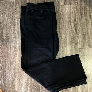 True Religion Ricky BlackRelaxed Straight Jean